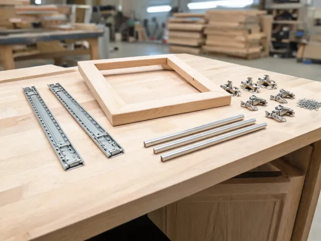 Cabinet hardware layout